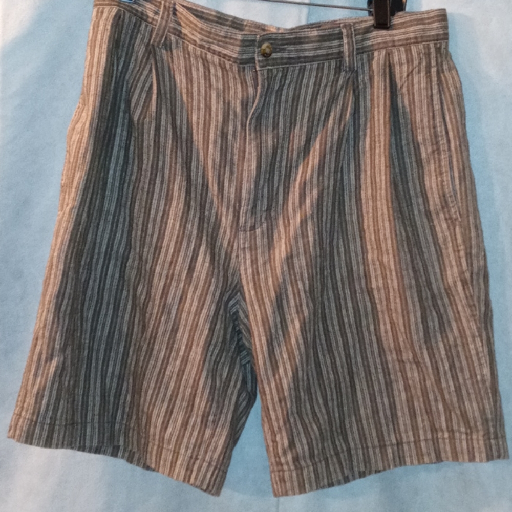 Trader Bay cotton linen Brown shorts pocket